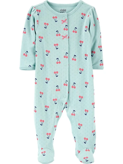 Child of Mine Infant Girl Sleep N Play Cherry