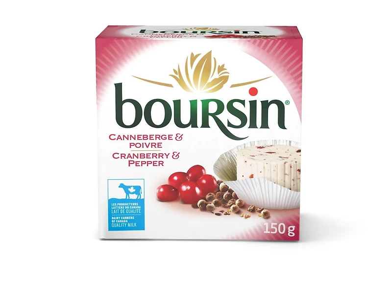 Fromage Boursin Canneberge & Poivre 150g