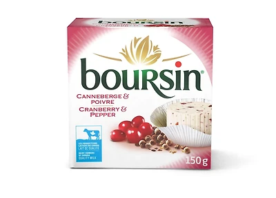 Boursin Cranberry & Pepper Cheese, 150g