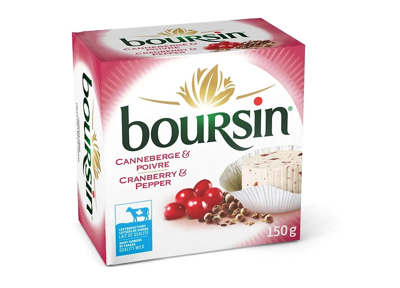 Boursin Cranberry & Pepper Cheese, 150g