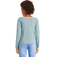 T-shirt à imprimé graphique manches longues Justice pour filles