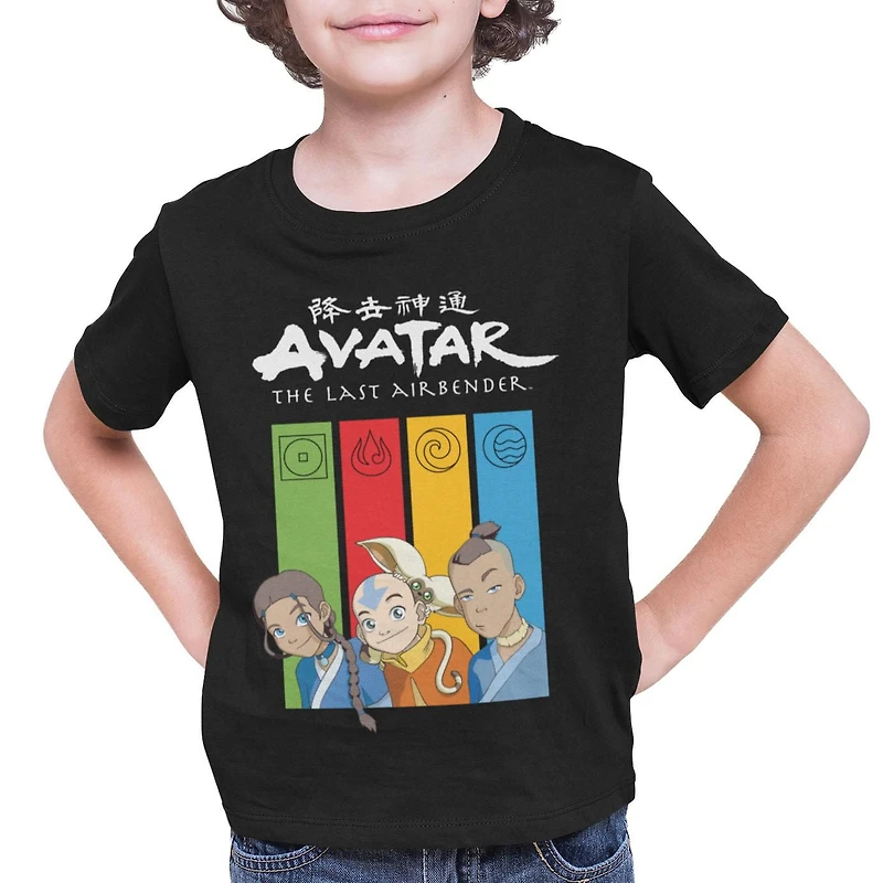 Avatar T-Shirt col rond à manches courtes pour garçon Tailles TP à TG