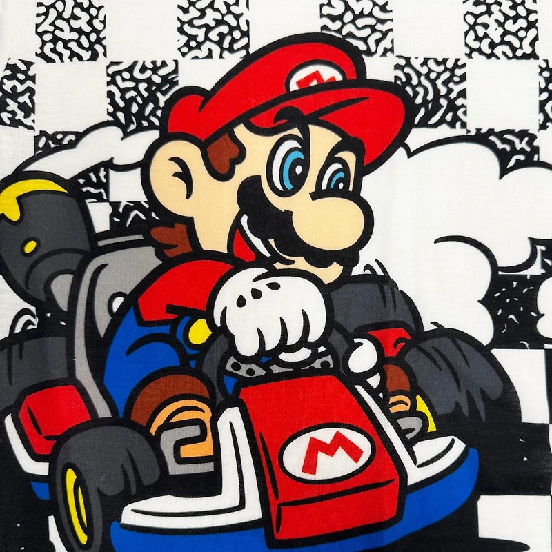Mario Kart Boys Drift T-Shirt Manche Courte