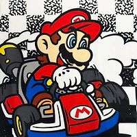 Mario Kart Boys Drift T-Shirt Manche Courte