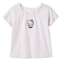 Hello Kitty Girls' Off The Shoulder Top