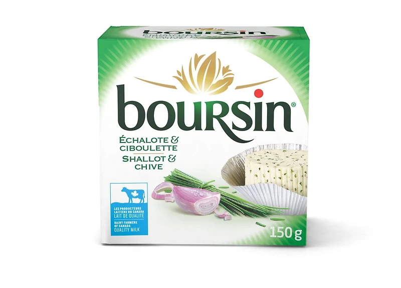 Fromage Boursin Échalote & Ciboulette 150g