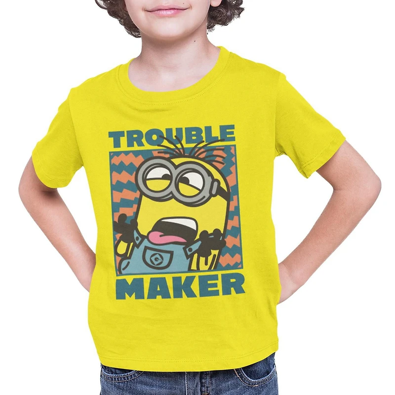 Minions Boy's Short Sleeve crew neck T-shirt