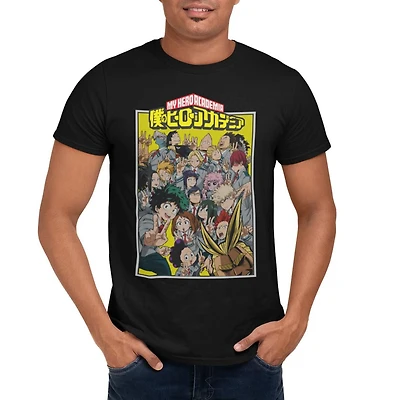 My Hero Men's Short Sleeve Crew neck T-Shirt