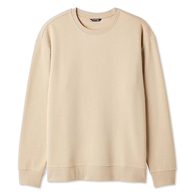 Coton ouaté à encolure ras du cou George pour hommes
