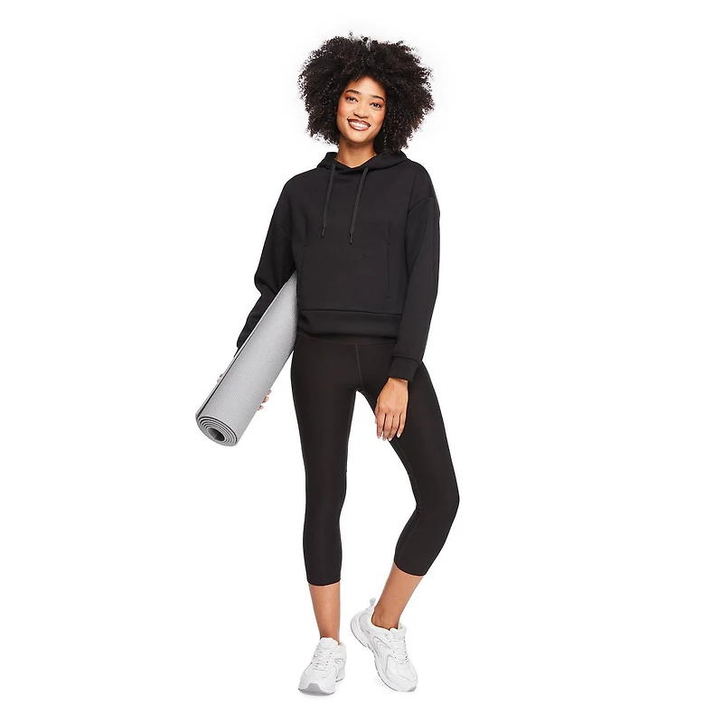Haut à capuchon en tricot doux Athletic Works pour femmes