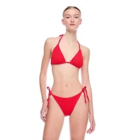 No Boundaries Women's String Bikini Top