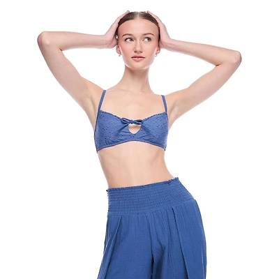 Haut de bikini noué à l'avant No Boundaries pour femmes