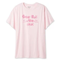 No Boundaries Women's Short-Sleeve Sleep T-Shirt