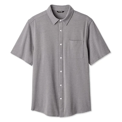 George Men's Knit Button-Up Shirt