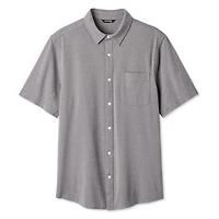 George Men's Knit Button-Up Shirt