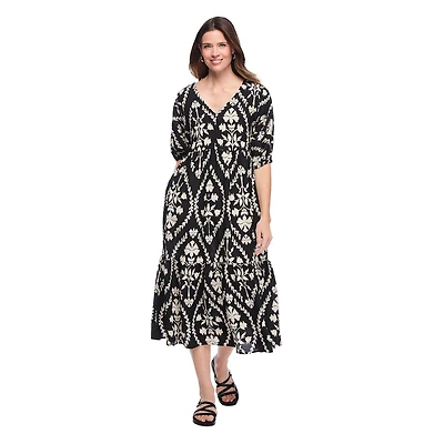 Robe longue en tissu Airflow George pour femmes