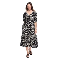 Robe longue en tissu Airflow George pour femmes