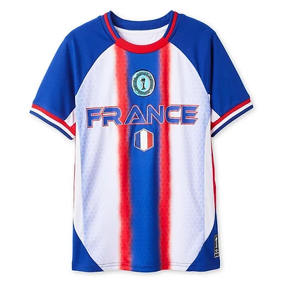 Maillot de football l'équipe France pour enfants (FIFA)