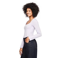 George Women's Long-Sleeve Scoop-Neck T-Shirt