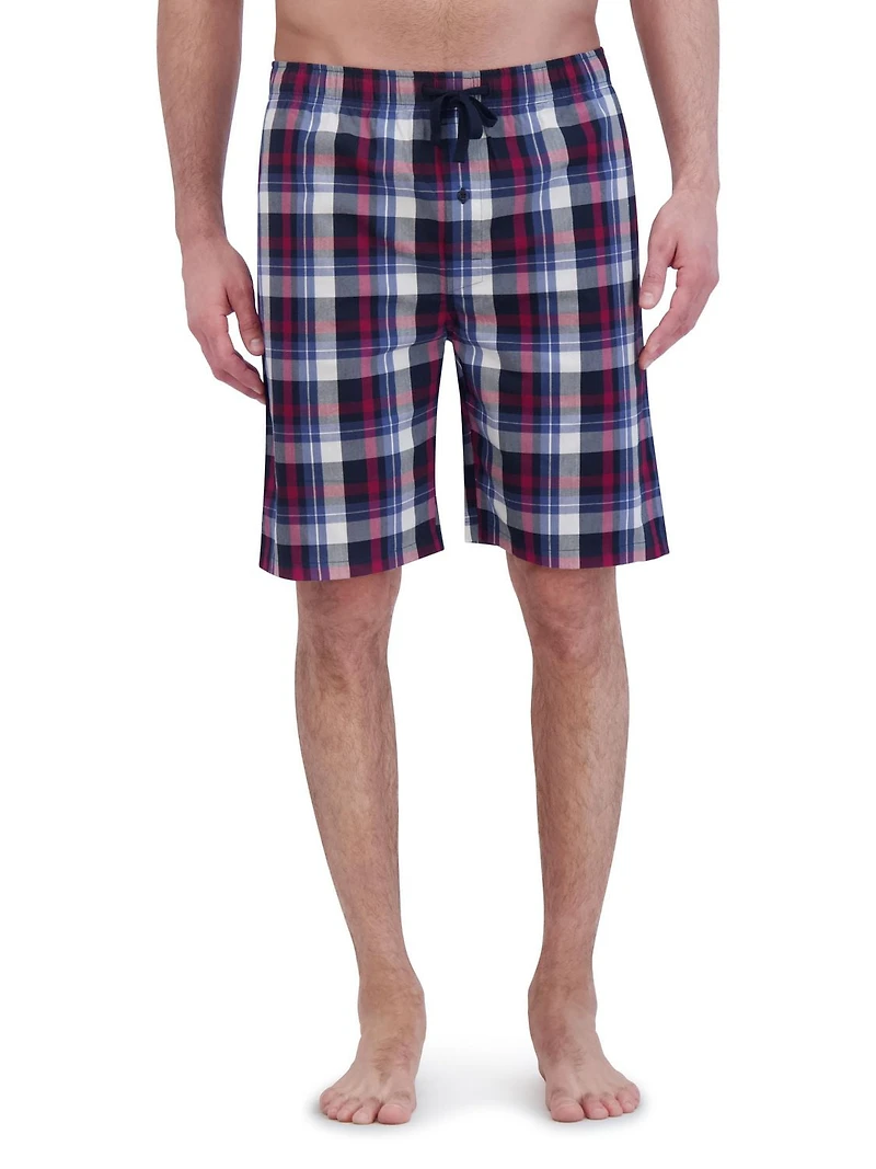 Hanes - Short Sleep Jam tissé extensible pour hommes, paquet de 2