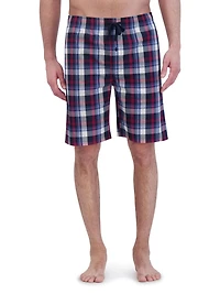 Hanes - Short Sleep Jam tissé extensible pour hommes, paquet de 2