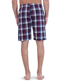 Hanes - Short Sleep Jam tissé extensible pour hommes, paquet de 2