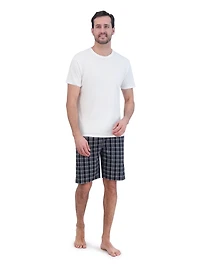 Hanes - Short Sleep Jam tissé extensible pour hommes, paquet de 2