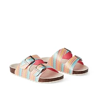 George Girls' Double Buckled Sandals