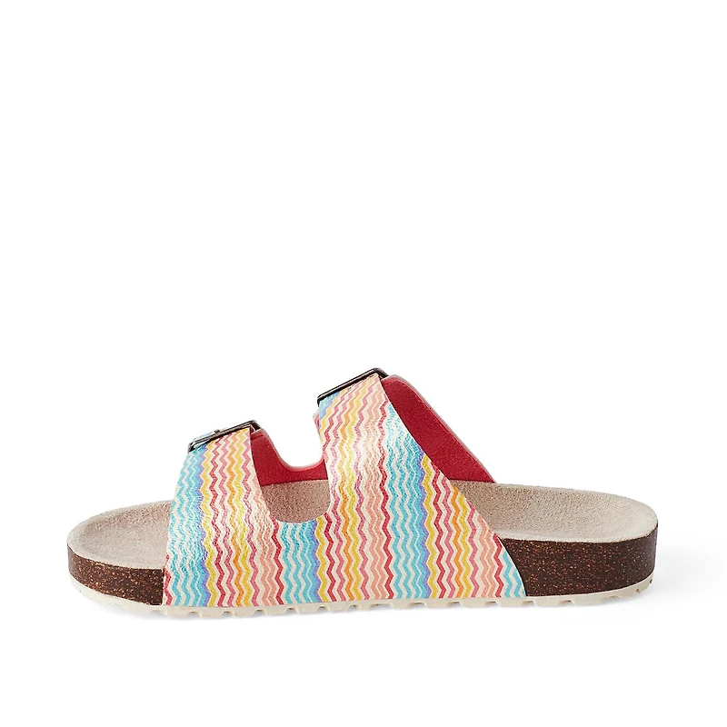 George Girls' Double Buckled Sandals