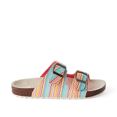 George Girls' Double Buckled Sandals