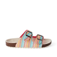 George Girls' Double Buckled Sandals