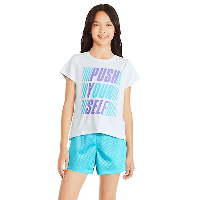 Athletic Works Girls' Two Piece Short Set