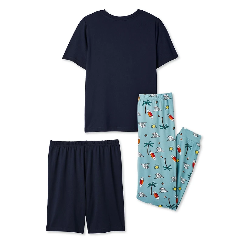George Boys' Three Piece Pajama Set