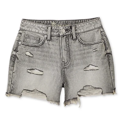 No Boundaries Women's Distressed Denim Short