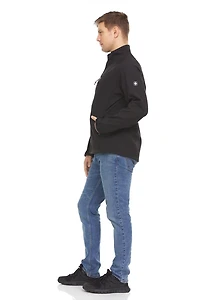 Swiss Tech Mens Textured Softshell Jacket