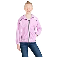 Justice Girls' Short Windbreaker