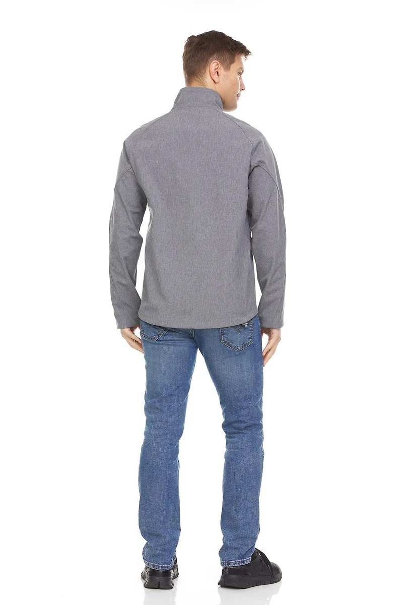 Swiss Tech Mens Textured Softshell Jacket