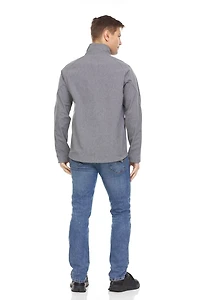 Swiss Tech Mens Textured Softshell Jacket