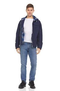 Veste coupe-vent à capuche Swiss Tech homme
