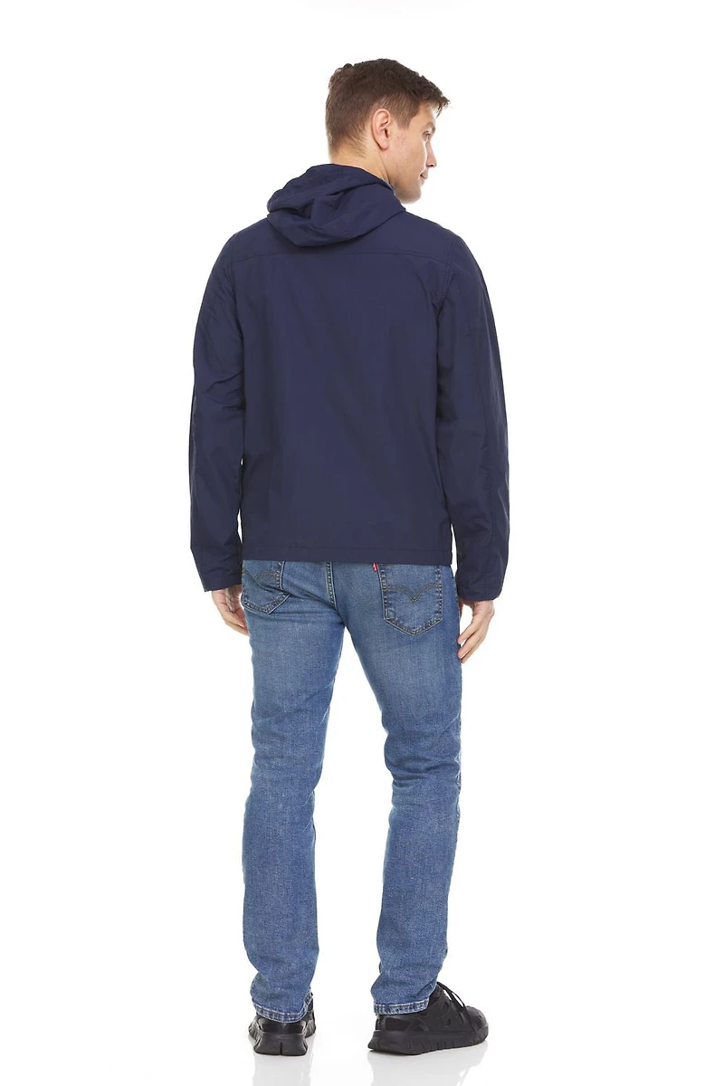 Veste coupe-vent à capuche Swiss Tech homme