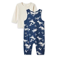 Ensemble 2 pièces avec barboteuse George pour bébés garçons