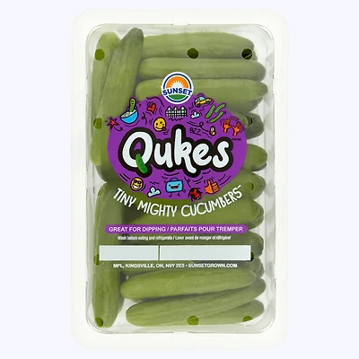 Sunset Qukes Petits concombres puissants 12oz Paquet de 12 oz min concombres