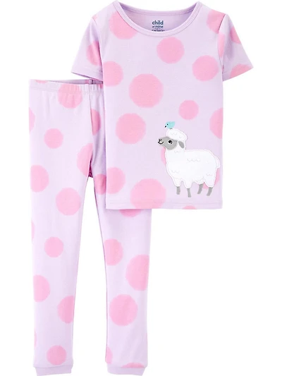 Child of Mine made by Carter's Infant Girl' Cotton 2-piece Pyjama -Sheep
