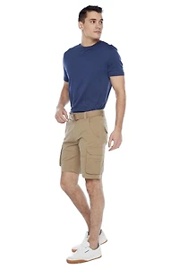 Jeaniologie ™ Short Cargo Ceinturé pour Homme - Beige