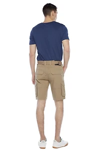 Jeaniologie ™ Short Cargo Ceinturé pour Homme - Beige