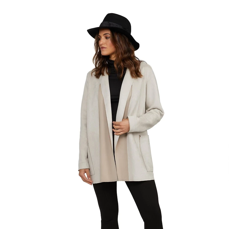 Mexx veste en faux daim pour femmes