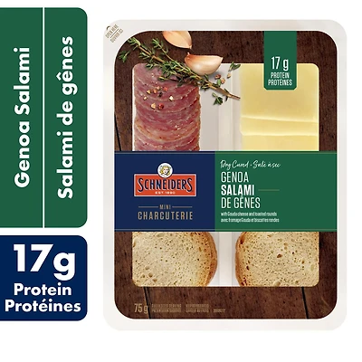 Trousse-collation au salami de Gênes salé à sec Schneiders 75 g