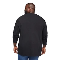 T-shirt henley à manches longues George Plus pour hommes