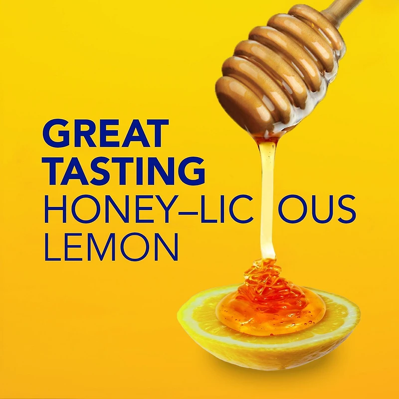 NyQuil Hot Remedy Cold, Flu & Congestion Medicine, Nighttime, Relief for Fever & Headache, Sore Throat Pain, Nasal Congestion, Runny Nose, Cough, Multi-Action, Honey Lemon Flavoured, 8 Powder Packets, 8CT