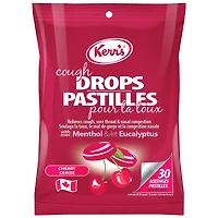 Kerr's Cherry Cough Drops with Menthol & Eucalyptus